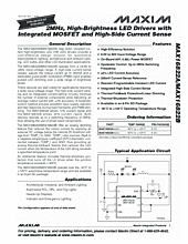 DataSheet MAX16822A pdf